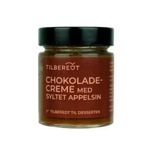 Chokoladecreme med syltet appelsin